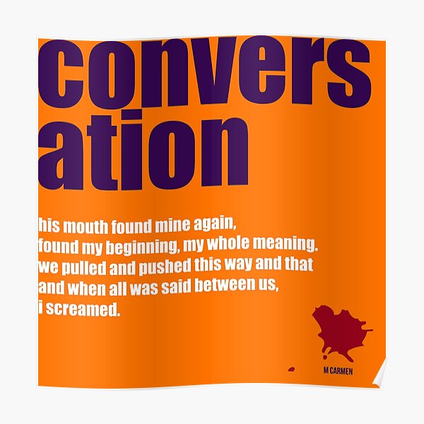 conversation Poster