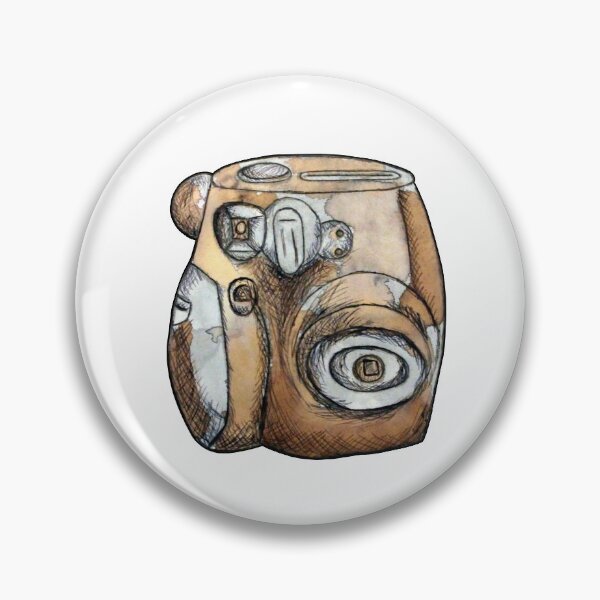 Item preview, Brown and Gray Instant Camera  designed and sold by Nia Alexander.