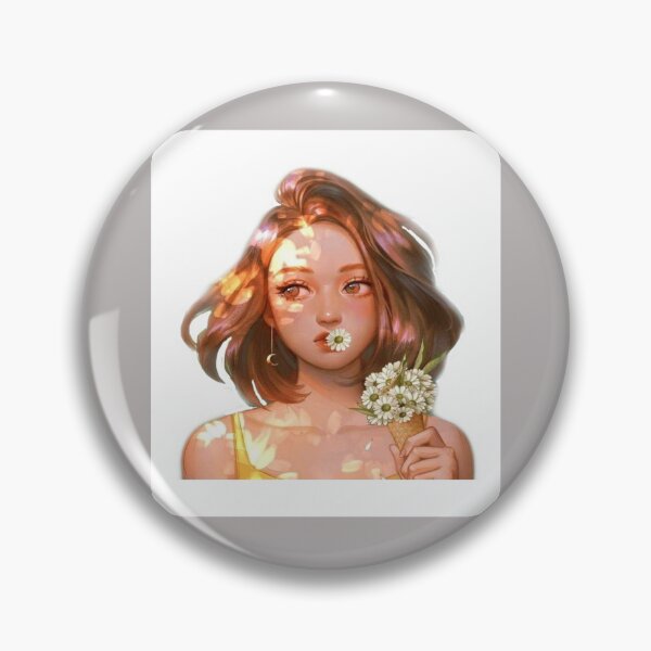 Item preview, The Girl that loves Daisies - Pretty girl print Sleeveless Top designed and sold by MoopMerch.