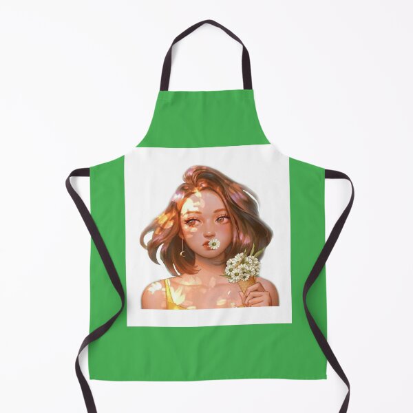 Item preview, The Girl that loves Daisies - Pretty girl print Sleeveless Top designed and sold by MoopMerch.