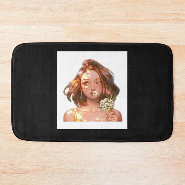 Item preview, The Girl that loves Daisies - Pretty girl print Sleeveless Top designed and sold by MoopMerch.