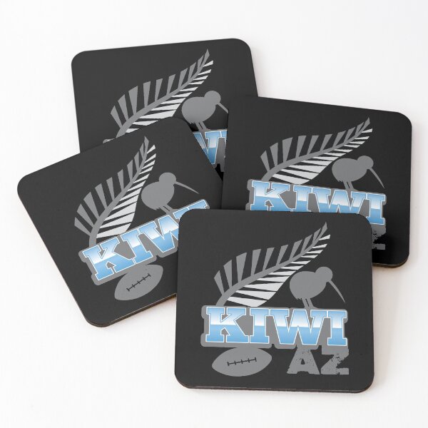 Item preview, KIWI Az with cute kiwi Bird and silver fern New Zealand designed and sold by jazzydevil.