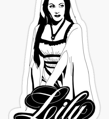 Lily Munster Drawing: Stickers | Redbubble