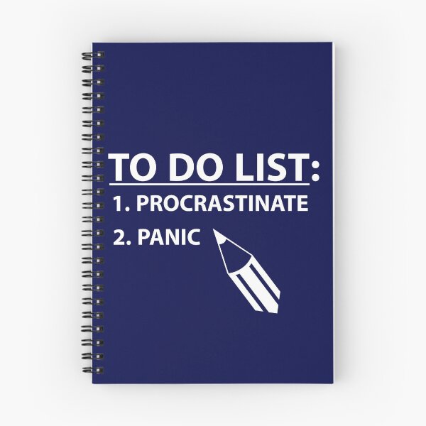 Item preview, Funny Slacker To Do List: Procrastinate & Panic designed and sold by StudioTina.
