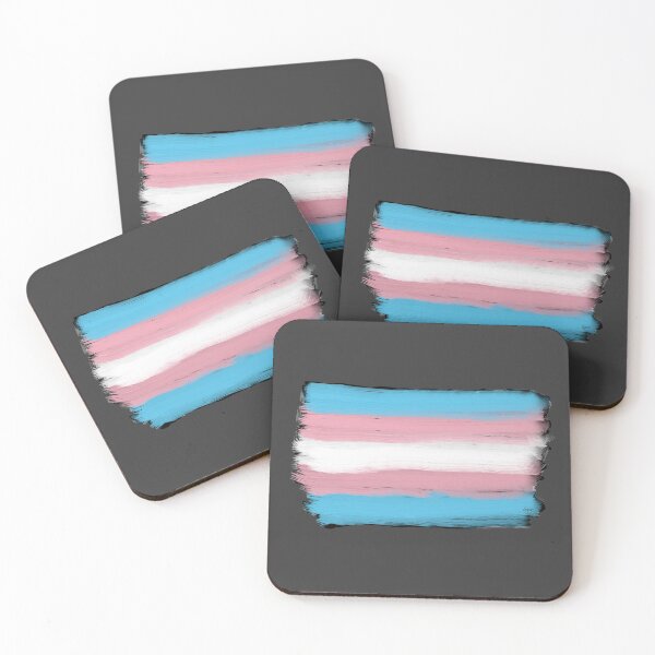 Item preview, trans flag designed and sold by MentaLee.