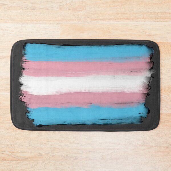 Item preview, trans flag designed and sold by MentaLee.