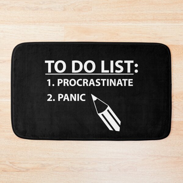 Item preview, Funny Slacker To Do List: Procrastinate & Panic designed and sold by StudioTina.