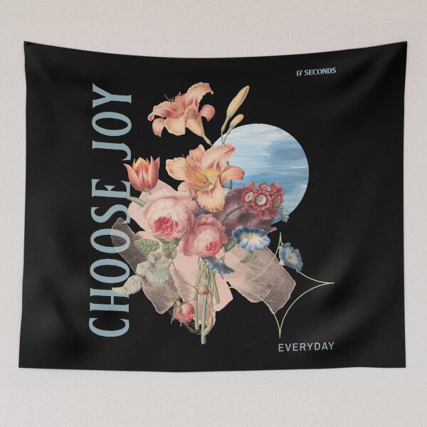 Item preview, Choose Joy Floral Design Happy Gift designed and sold by Paula Helit.