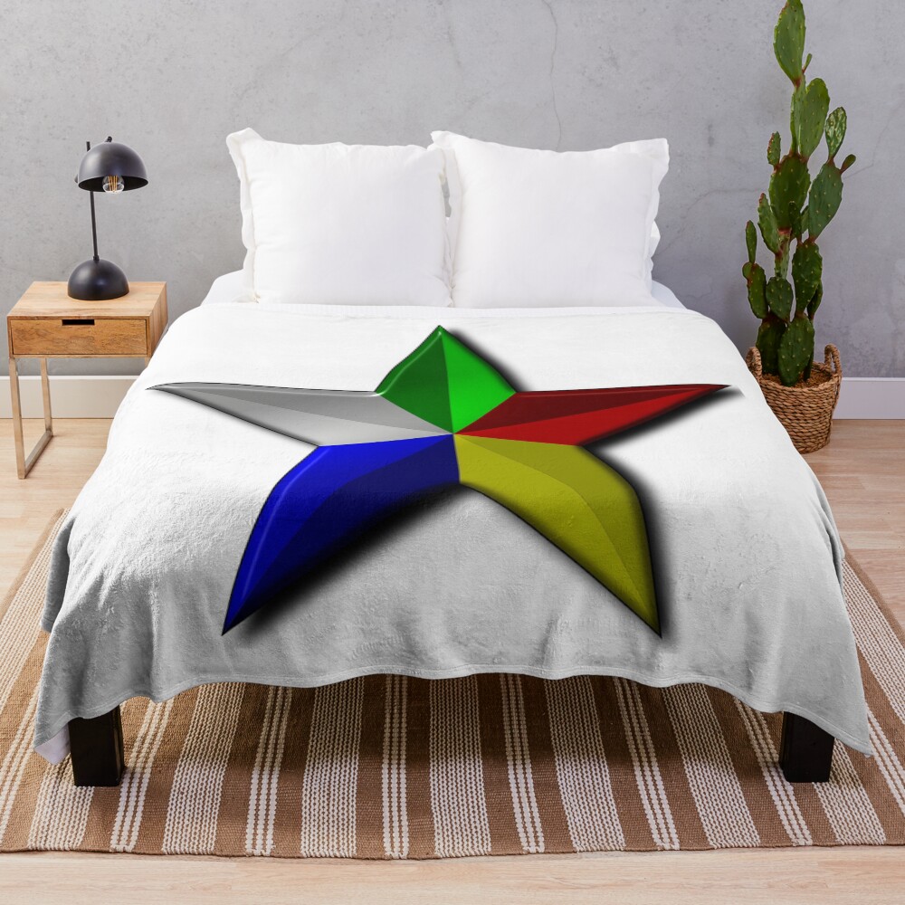 Druze Star Throw Blanket