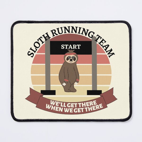 Item preview, Slow Sloth Running Team Marathon Fitness  designed and sold by Orchyd.