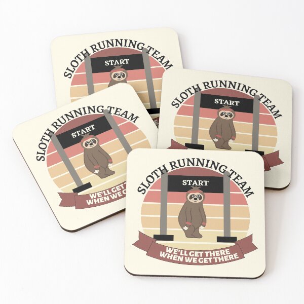Item preview, Slow Sloth Running Team Marathon Fitness  designed and sold by Orchyd.