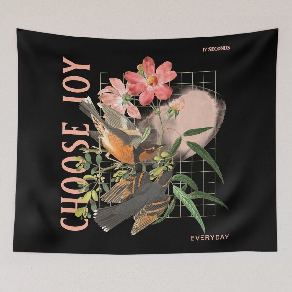 Item preview, Choose Joy Floral Design Happy Gift designed and sold by Paula Helit.