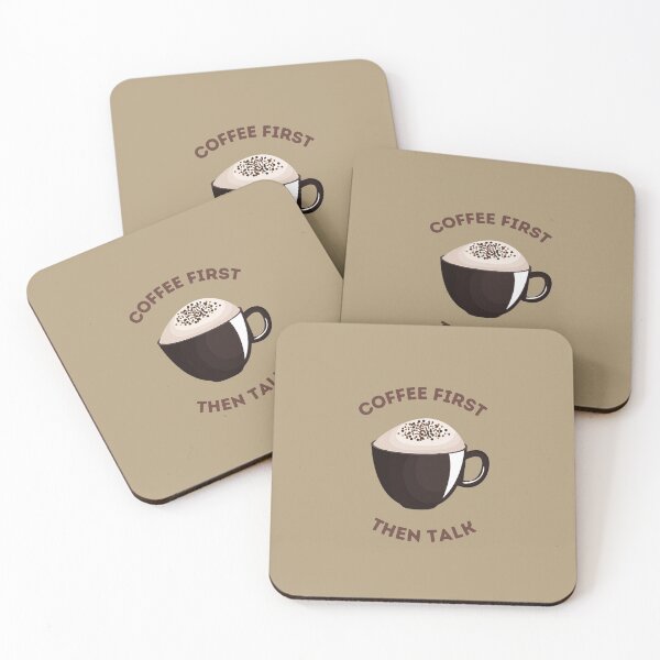 Item preview, Coffee First Then Talk designed and sold by ArtCity Designs.