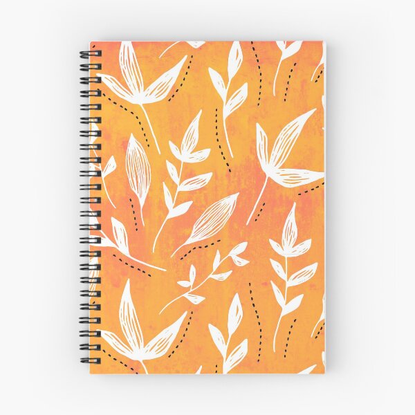 Item preview, Floral Wallpaper - Orange designed and sold by Timeknights.