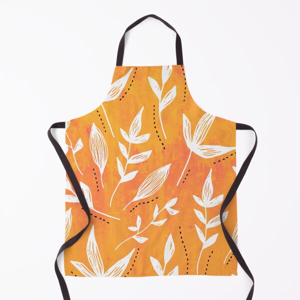 Item preview, Floral Wallpaper - Orange designed and sold by Timeknights.