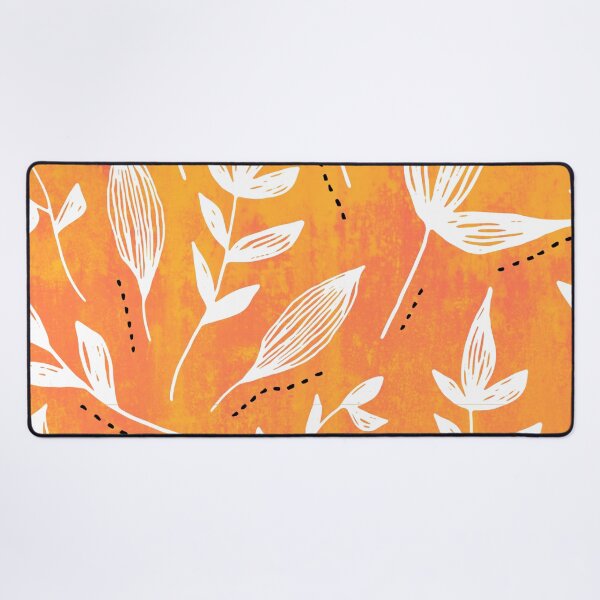 Item preview, Floral Wallpaper - Orange designed and sold by Timeknights.