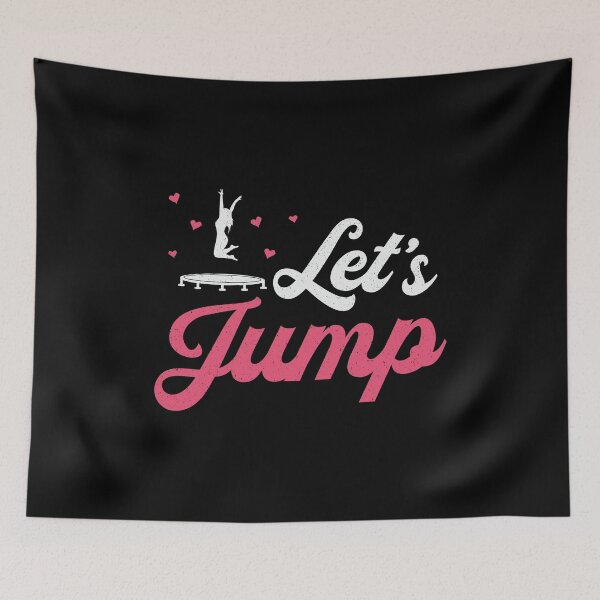 Item preview, Trampoline Let's Jump Gymnast Funny Trampolining designed and sold by tshirtconcepts.