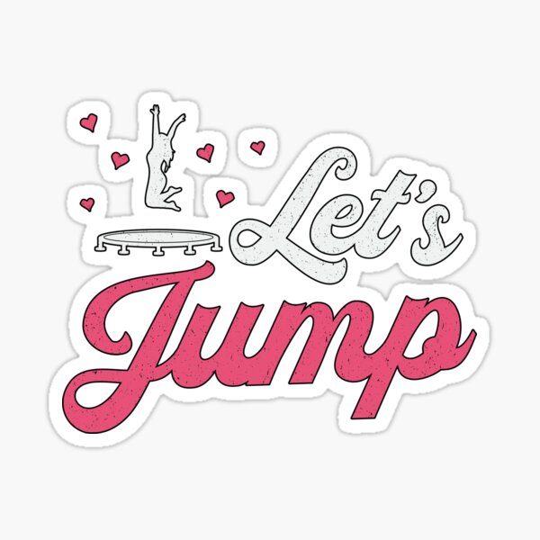 Item preview, Trampoline Let's Jump Gymnast Funny Trampolining designed and sold by tshirtconcepts.