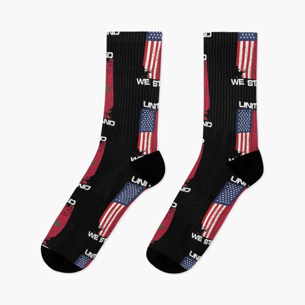 Item preview, United We Stand, Morocco and USA Flag Retro Style, Proud to be Half American Half Moroccan, designed and sold by Recti.