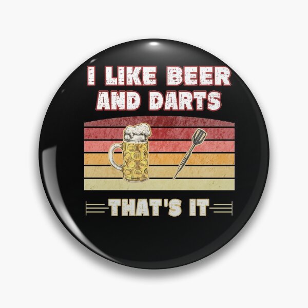 Item preview, I like beer and darts - play darts and drink beer designed and sold by dJ-Design.