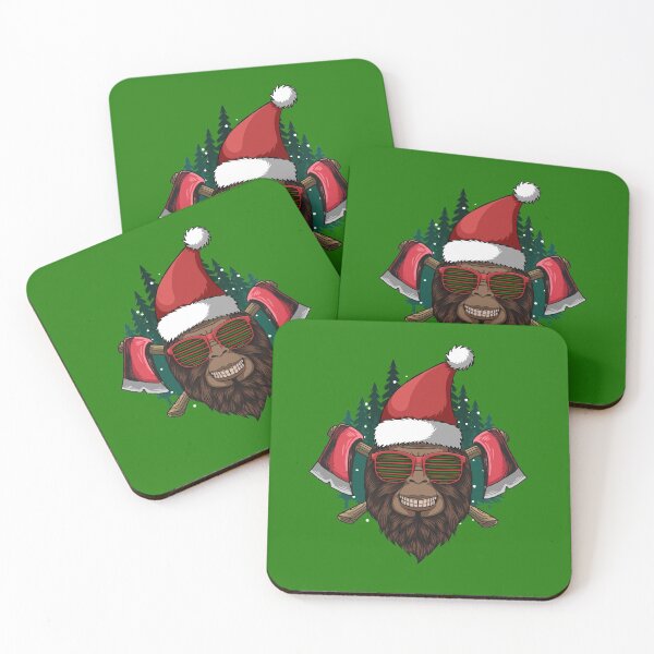 Item preview, Christmas Bigfoot Arborist Cartoon Gift For Tree Climber designed and sold by MrEddie10.