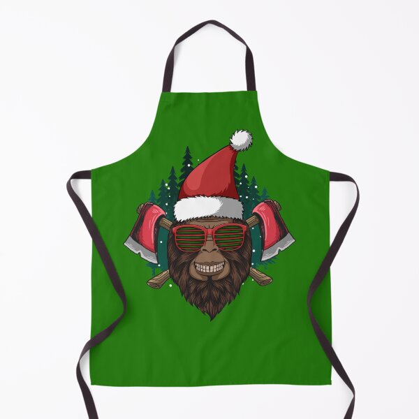 Item preview, Christmas Bigfoot Arborist Cartoon Gift For Tree Climber designed and sold by MrEddie10.