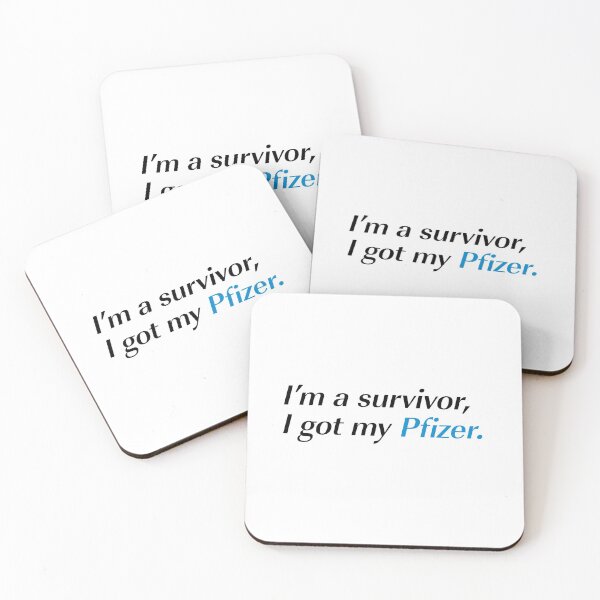 Item preview, I'm a Survivor, I Got My Pfizer designed and sold by Adam Gonta.