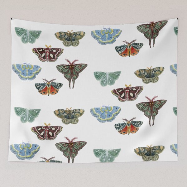 Item preview, Watercolor Moths designed and sold by paintedpansy.