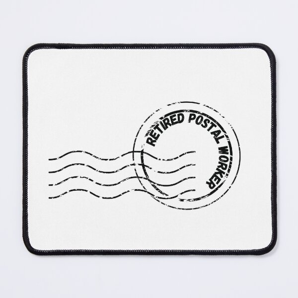 Item preview, Retired Postal Worker Envelope Stamp designed and sold by LuckyKermit.