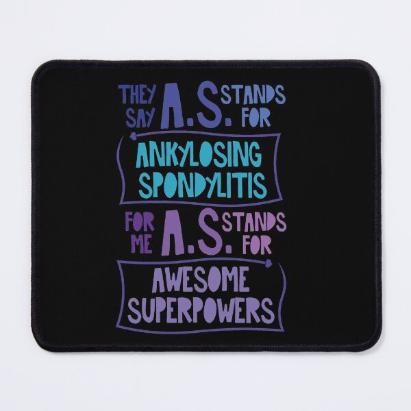 Item preview, AS WARRIOR SUPERPOWERS - ANKYLOSING SPONDYLITIS AWARENESS designed and sold by The Chronic's Chronicles.