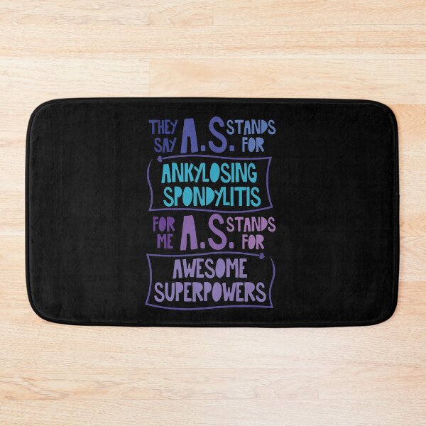 Item preview, AS WARRIOR SUPERPOWERS - ANKYLOSING SPONDYLITIS AWARENESS designed and sold by The Chronic's  Chronicles.