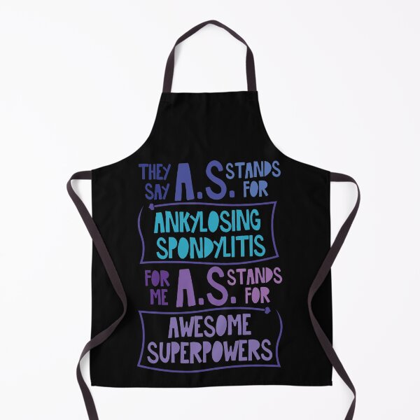 Item preview, AS WARRIOR SUPERPOWERS - ANKYLOSING SPONDYLITIS AWARENESS designed and sold by The Chronic's Chronicles.