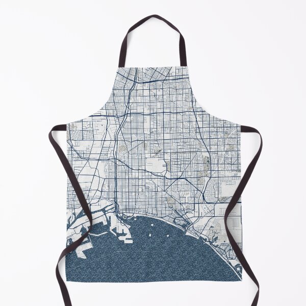 Item preview, Long Beach City Map of California, USA - Coastal designed and sold by deMAP.