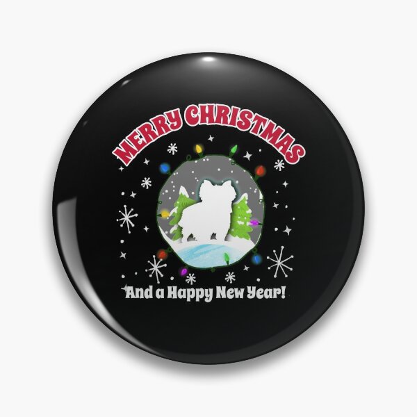 Item preview, Biewer Terrier Merry Christmas Happy New Year Gift designed and sold by Guarddogdrive.
