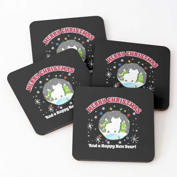 Item preview, Biewer Terrier Merry Christmas Happy New Year Gift designed and sold by Guarddogdrive.