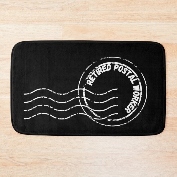 Item preview, Retired Postal Worker Envelope Stamp In Black designed and sold by LuckyKermit.
