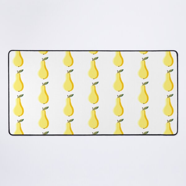 Doodle red apple Desk Mat
