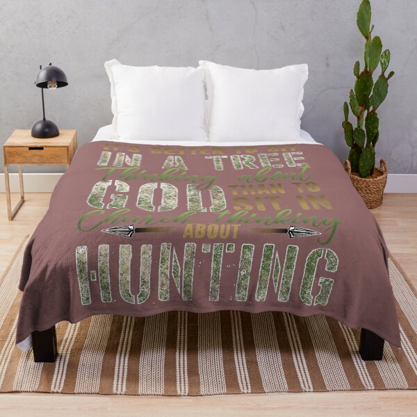 Item preview, Better to Sit in a Tree Thinking about God Hunting T-Shirt designed and sold by Gloria0312.
