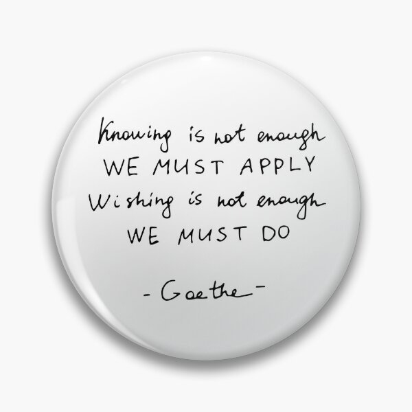 Item preview, Goethe - quote. Text / Black Letter. designed and sold by Nia-Chi.