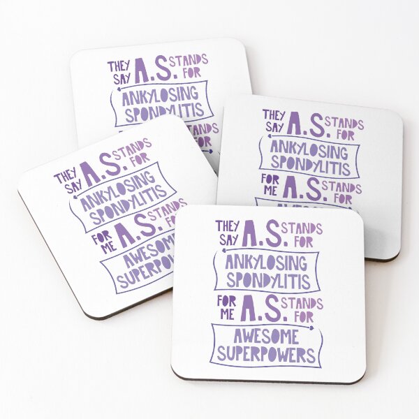 Item preview, AS WARRIOR SUPERPOWERS (Violet Version) - ANKYLOSING SPONDYLITIS AWARENESS designed and sold by The Chronic's  Chronicles.