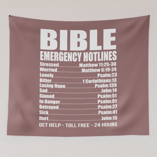 Item preview, Bible Emergency Numbers Funny Hotline Christian T Shirt Gift designed and sold by Gloria0312.