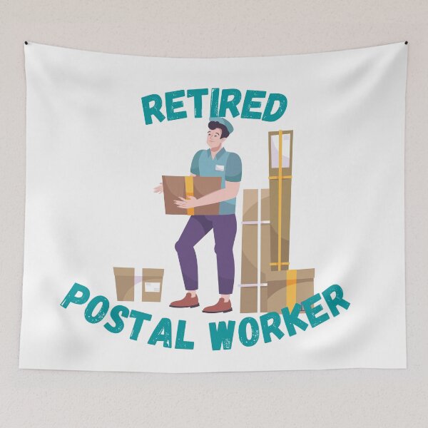 Item preview, Retired Postal Worker designed and sold by LuckyKermit.