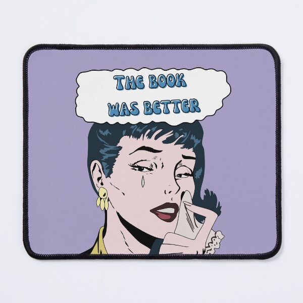 Item preview, Book was better Crying Comic Girl Book Obsessed Comicbook designed and sold by Imakeyouhappy.
