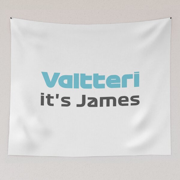 Item preview, Valtteri Its James (Light Blue and Gray) designed and sold by FilipeFerreira.
