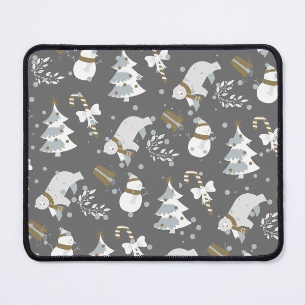 Item preview, Winter Grey Blue Christmas Pattern designed and sold by fowons.
