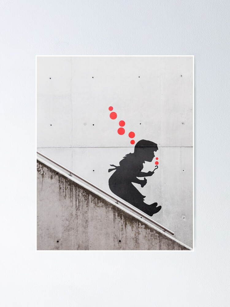 Banksy Bubble Girl Poster for Sale by WE-ARE-BANKSY
