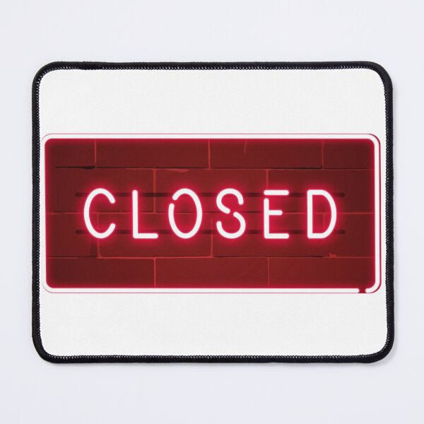 Item preview, "CLOSED" Red Neon Lights Sign designed and sold by classthetic.