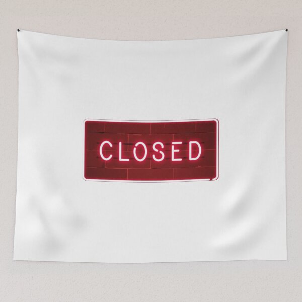 Item preview, "CLOSED" Red Neon Lights Sign  designed and sold by classthetic.