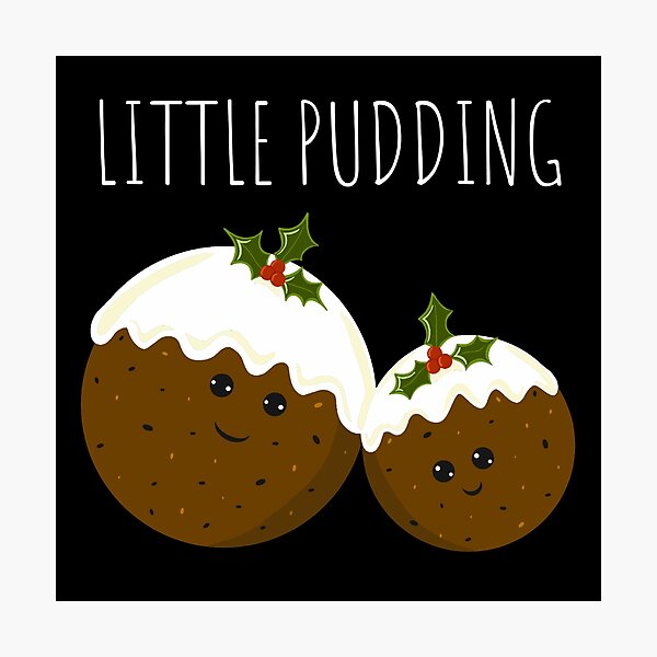 Item preview, Christmas Puddings. Little Pudding, Black.  designed and sold by Bumpulous.