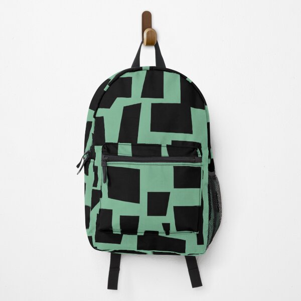 Item preview, Green and Black Squares designed and sold by Timeknights.